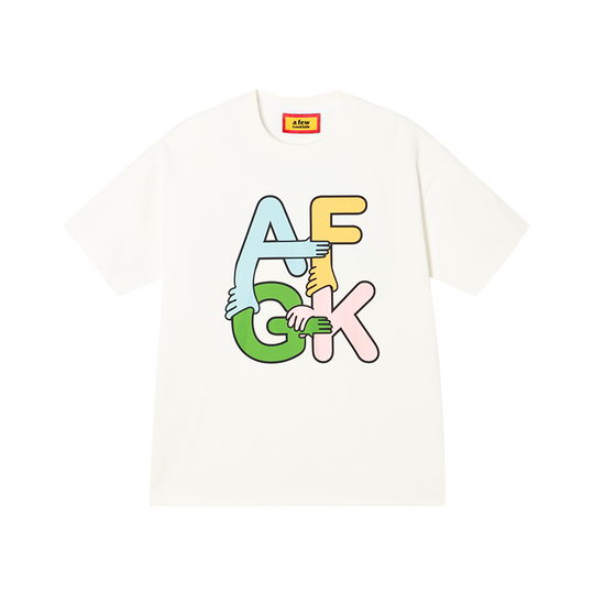 AFGK Good Kids Holding Hands Fun Printed Tee