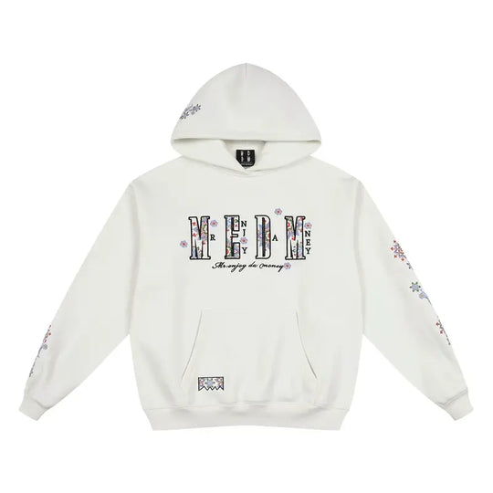 MEDM Ethnic Flower Embroidered Hoodie | Face 3 Face