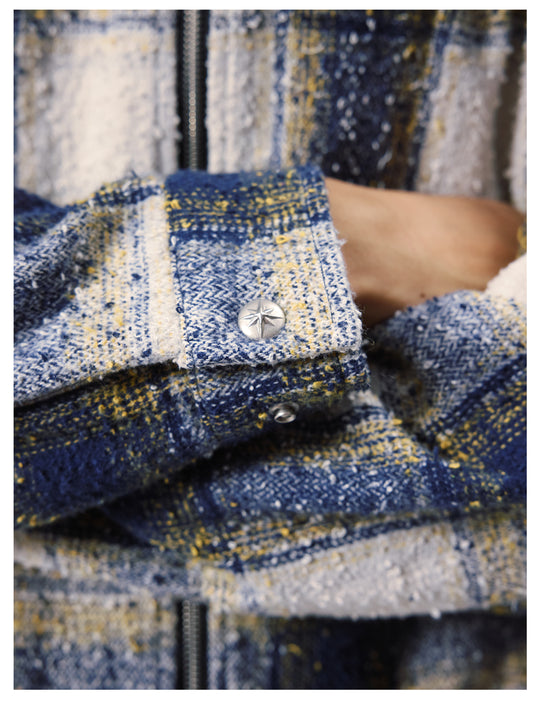 Remedy Ombre Check Jacket | Face 3 Face