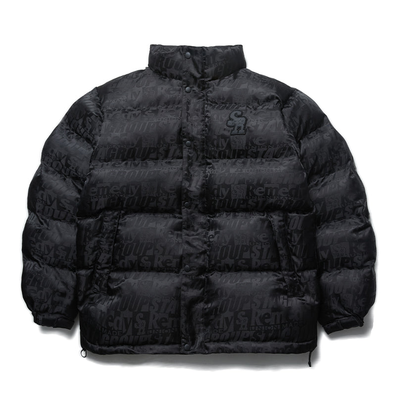 Remedy x STA STARMD SR 3D Logo Full Print Puffer Jacket | Face 3 Face