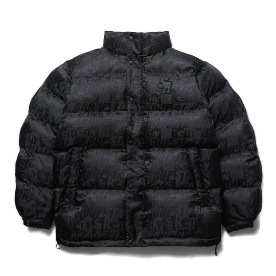 Remedy x STA STARMD SR 3D Logo Full Print Puffer Jacket | Face 3 Face