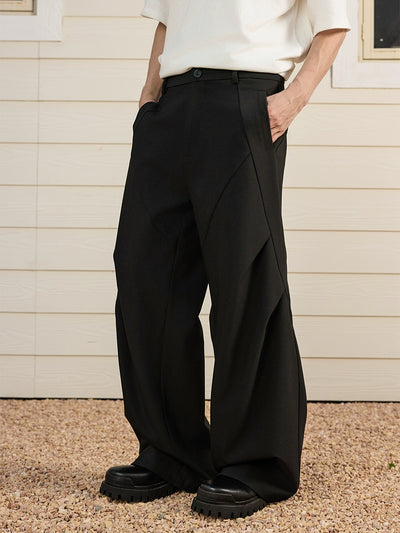 Harsh and Cruel Drape Pleated Suit Pants | Face 3 Face