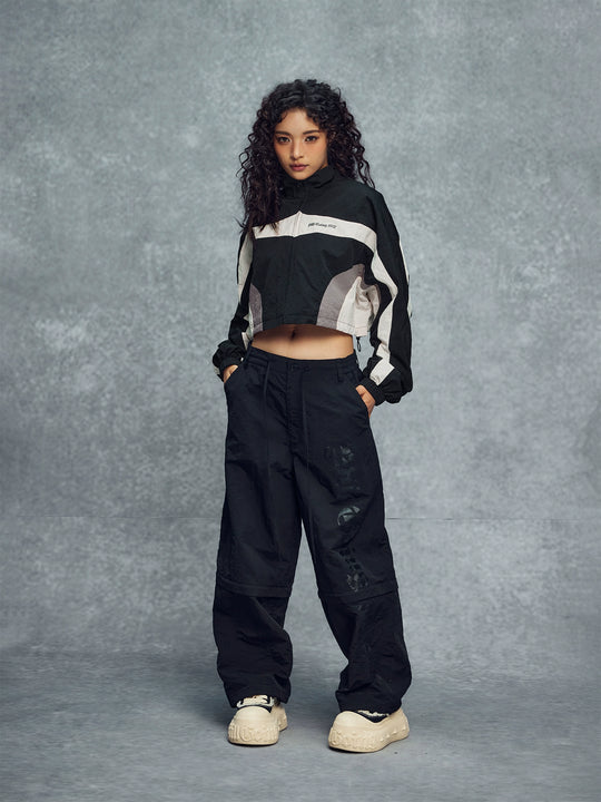 1807 Colorblock Cropped Track Jacket | Face 3 Face