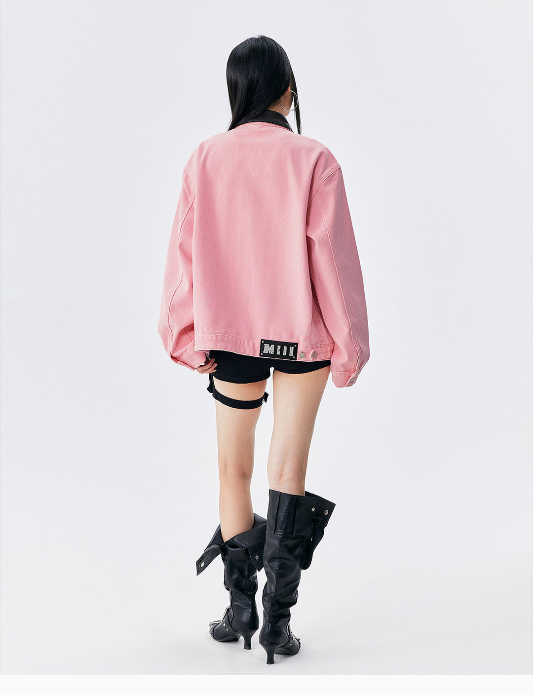 MEDM Turquoise Metal Patch Detroit Jacket | Face 3 Face