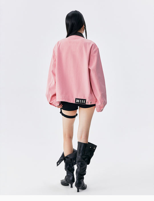 MEDM Turquoise Metal Patch Detroit Jacket | Face 3 Face