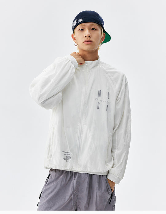 MEDM UV Resistant Logo Zip Jacket | Face 3 Face