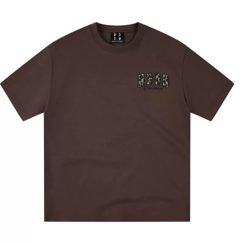 MEDM Small Leopard Logo Patch Long Sleeve Tee | Face 3 Face