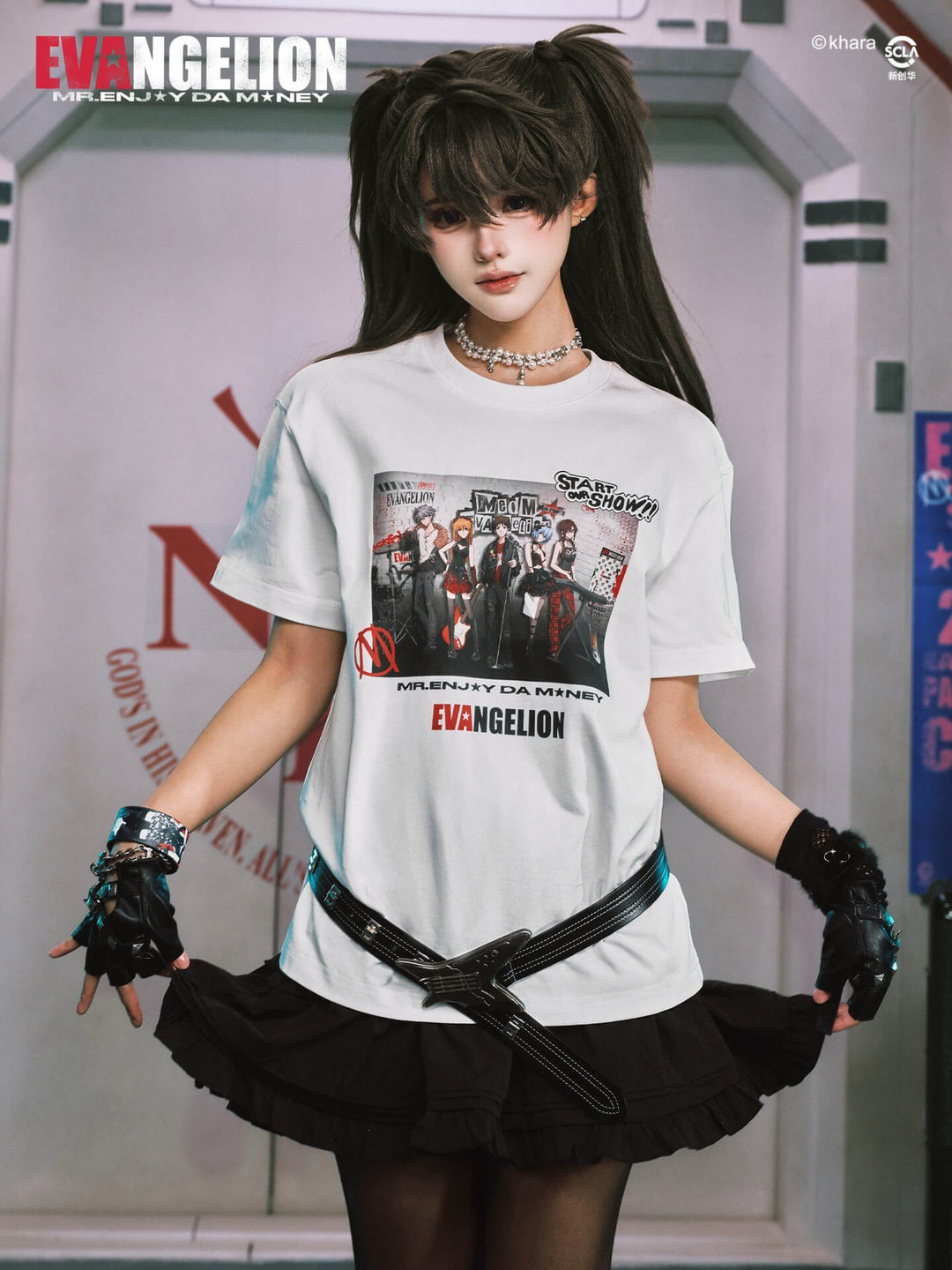 MEDM x EVA NEVER END Key Art Print Tee | Face 3 Face