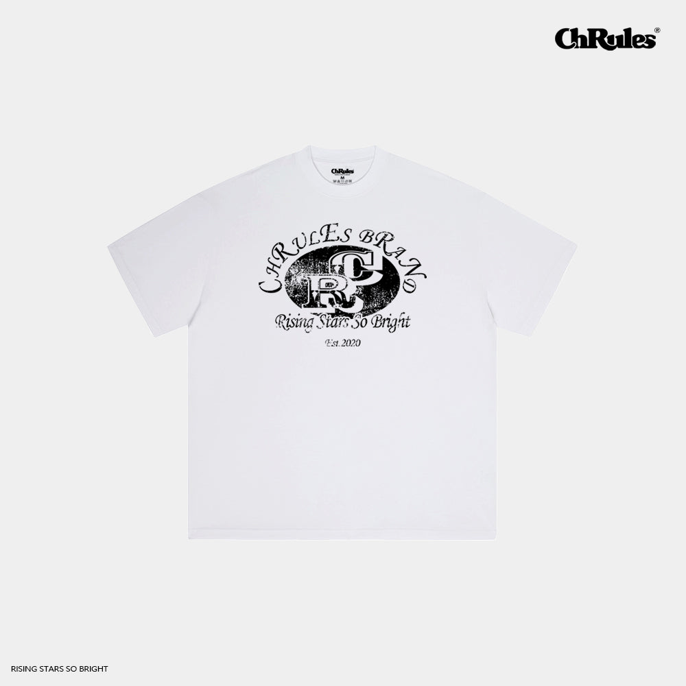 Cashrules / CHRULES Vintage Street Logo Print Tee | Face 3 Face