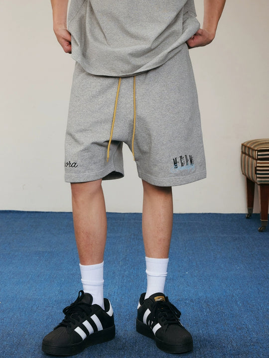 MEDM 3D Embroidered Sweat Shorts | Face 3 Face