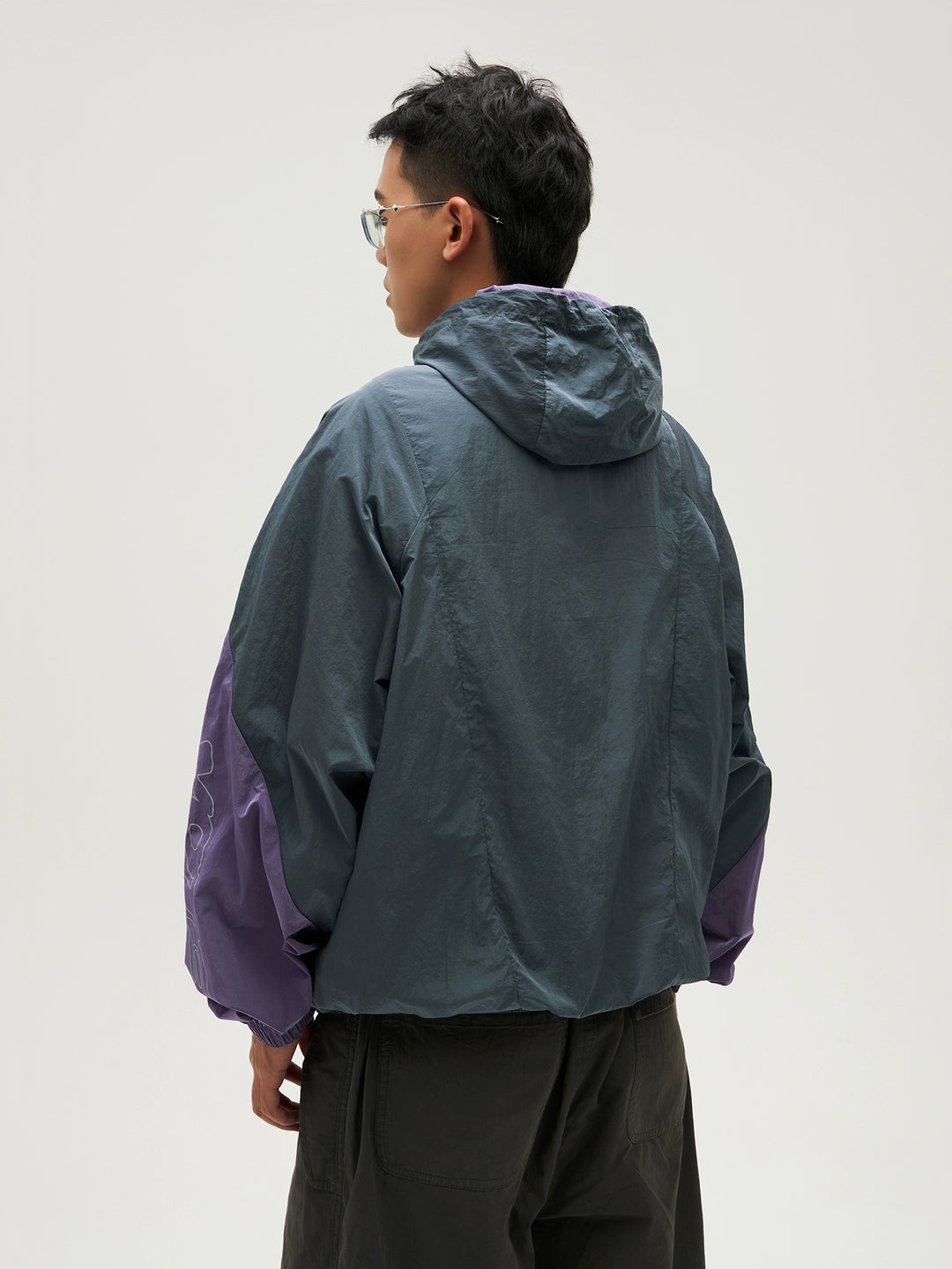 VOTE Colorblock Outdoor Windbreaker Jacket