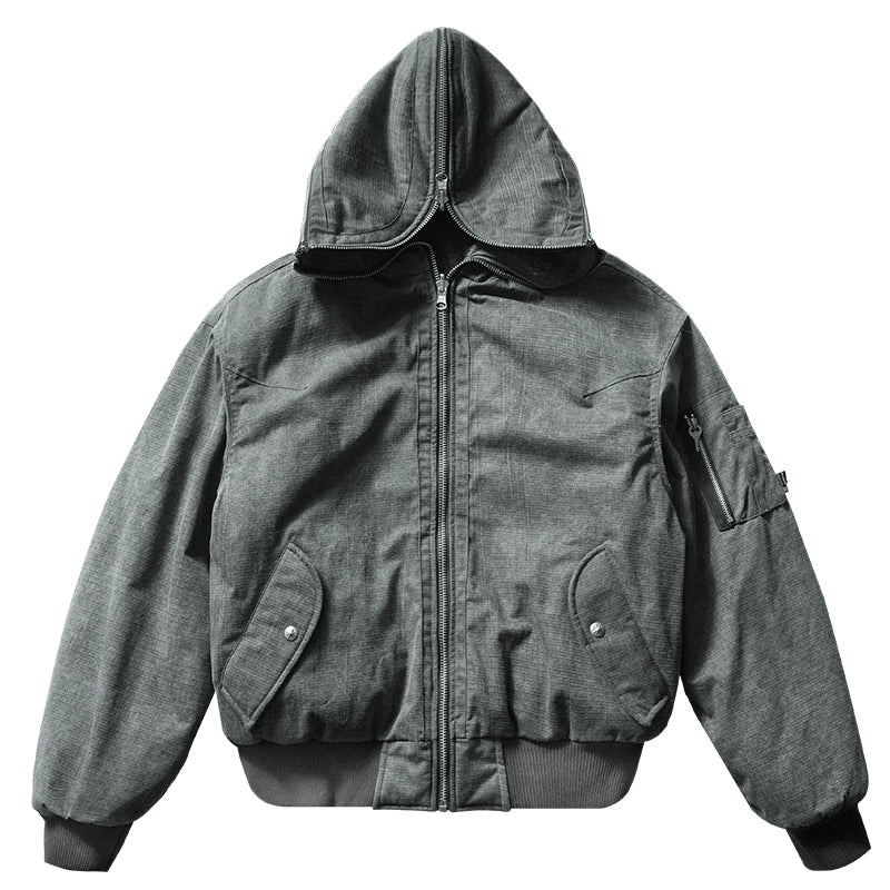 Remedy Multi Zipper Reversible MA-1 Bomber Jacket | Face 3 Face