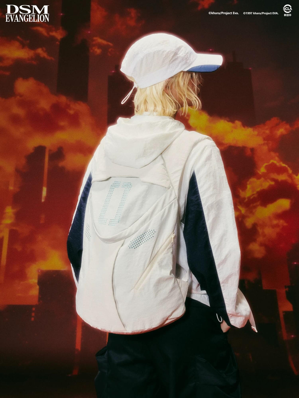 DSM x EVA Plugsuit Inspired Lightweight Backpack | Face 3 Face