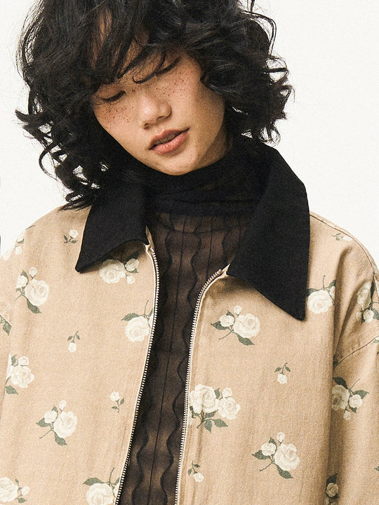 EMPTY REFERENCE Floral Print Detroit Jacket | Face 3 Face