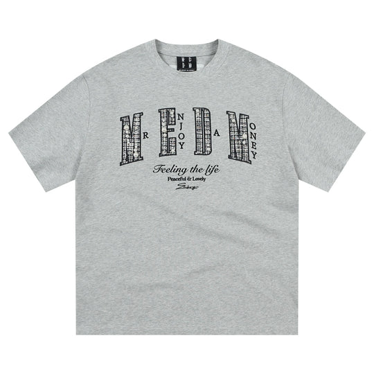 MEDM Patch Embroidered Pearl Tee | Face 3 Face