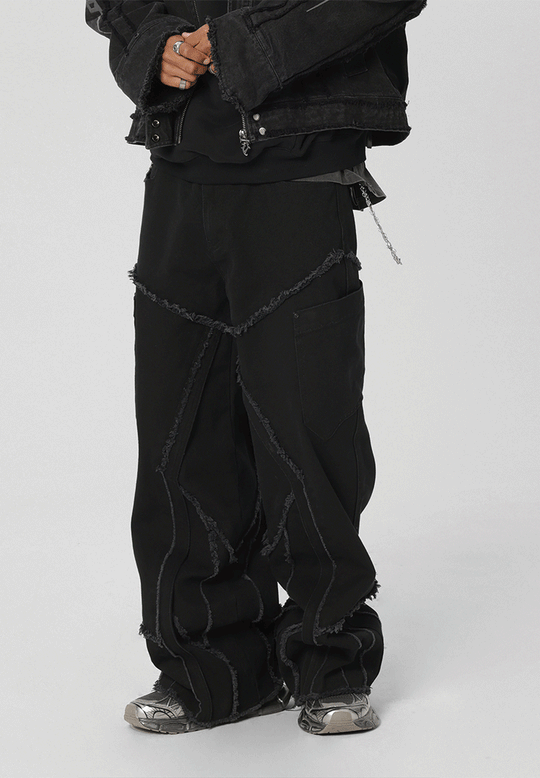 JHYQ Frayed Denim Jeans