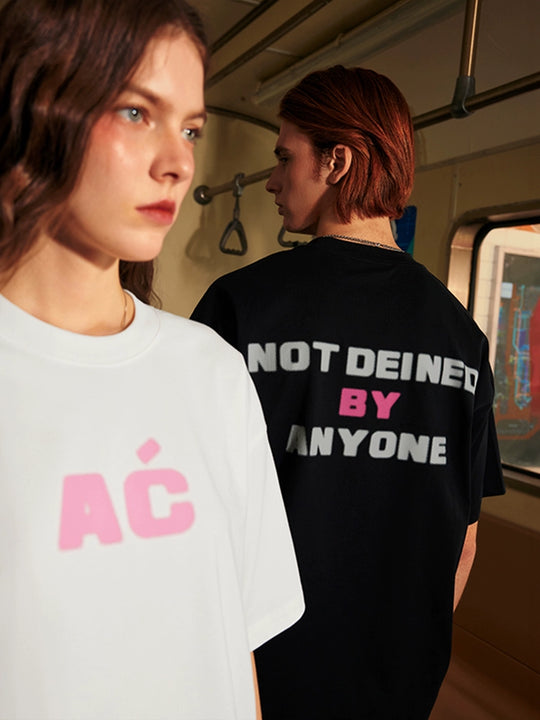 Achock UV Protection Slogan Print Tee | Face 3 Face