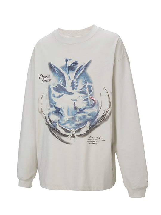F2CE Vintage Print Long Sleeve Tee | Face 3 Face