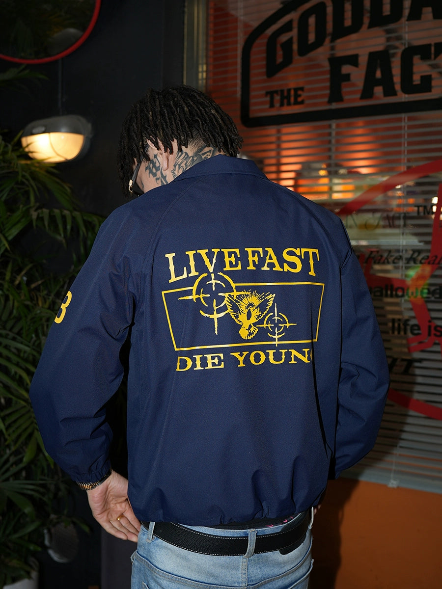 TGFCLUB 223 Print Coach Jacket | Face 3 Face