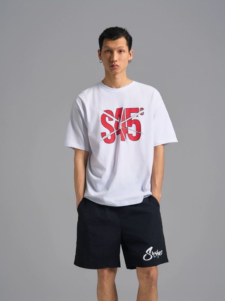 S45 Broken Logo Print Tee | Face 3 Face