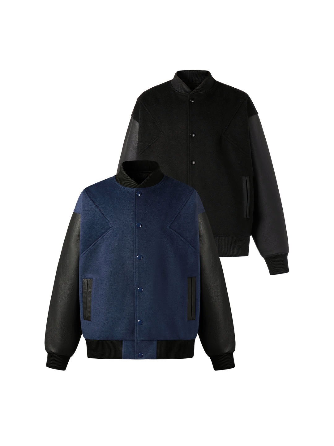 NOVACAM Patchwork Varsity Jacket | Face 3 Face