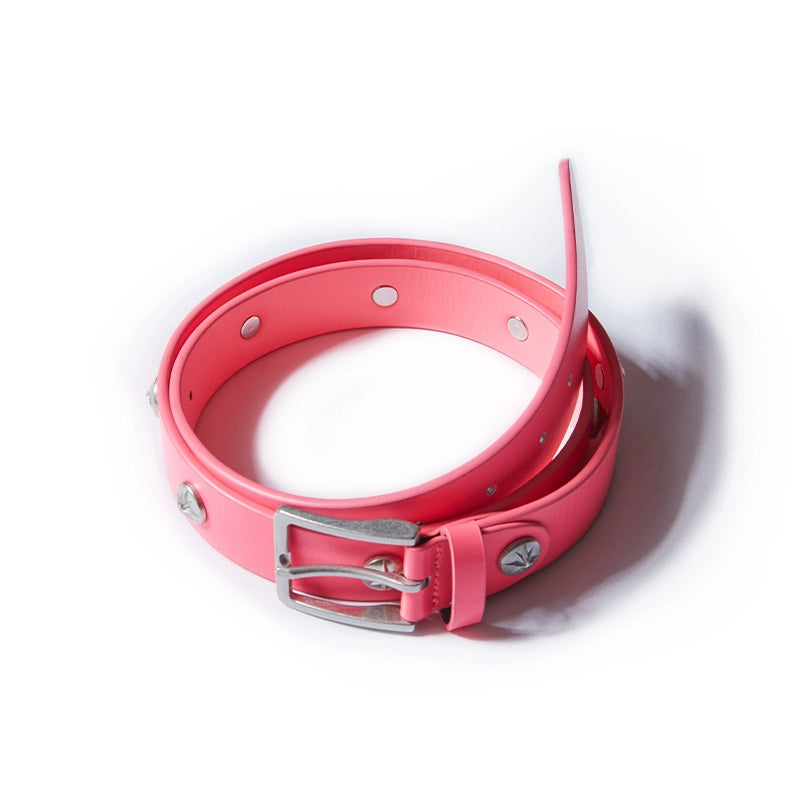 Remedy Neon Metal Studded Leather Belt | Face 3 Face