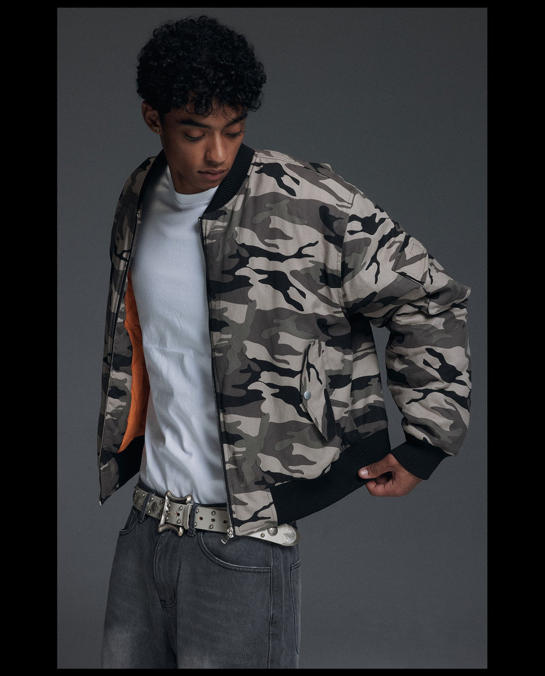 NOVACAM Camouflage MA-1 Military Jacket | Face 3 Face
