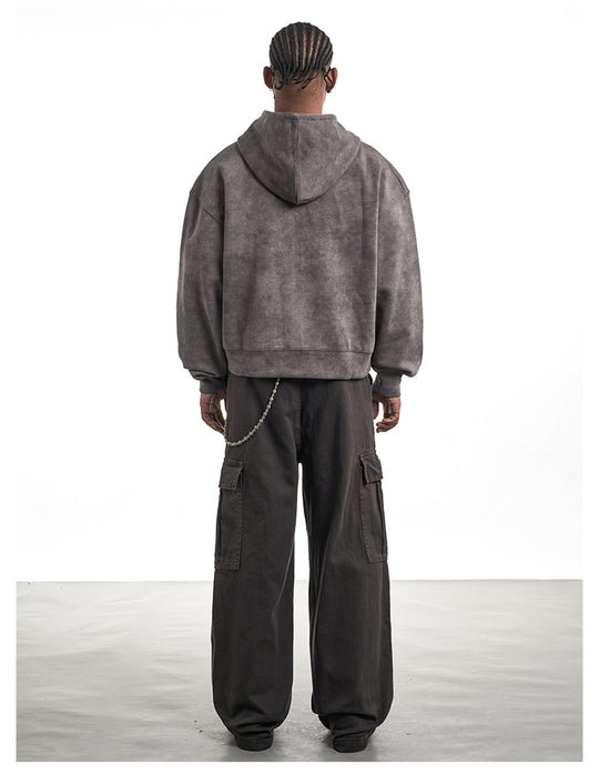 F3F Select Wasteland Distressed Zip Up Hoodie | Face 3 Face