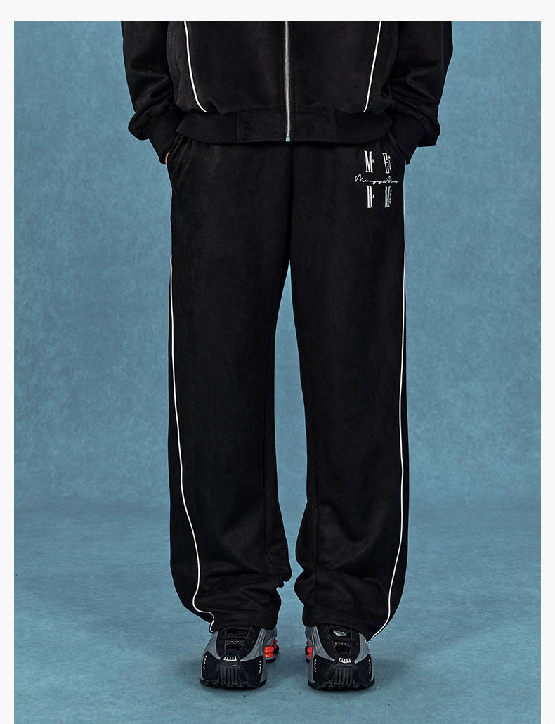 MEDM Suede Track Pants | Face 3 Face