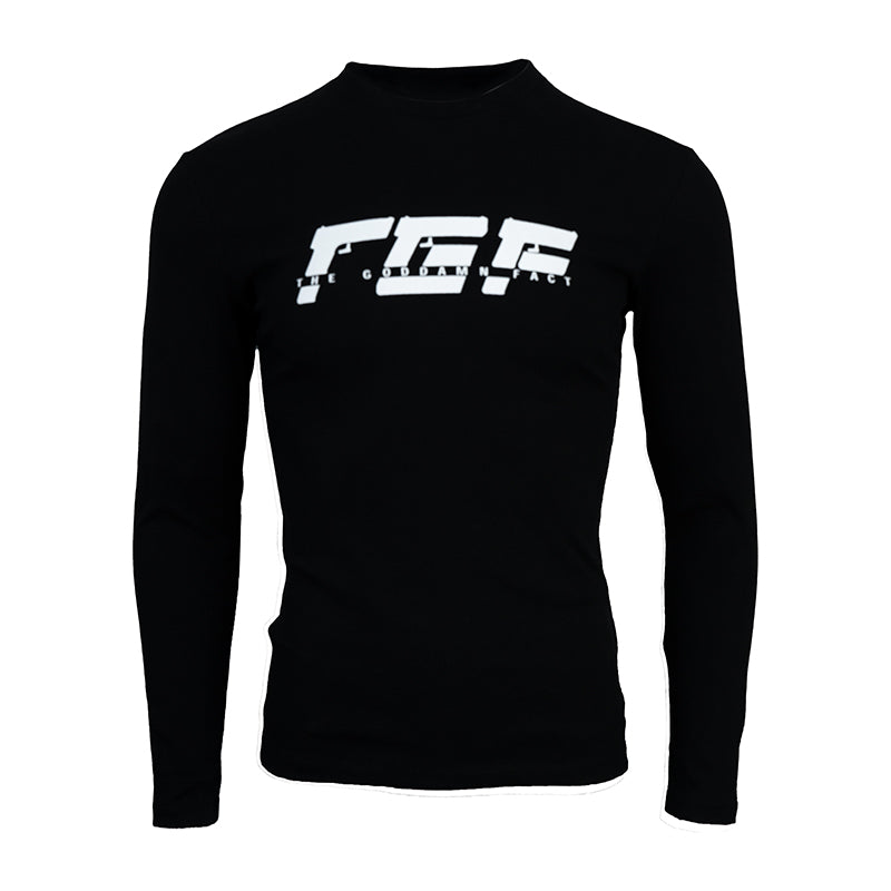 TGFCLUB TGF Logo Printed Slim Long Sleeve Tee | Face 3 Face