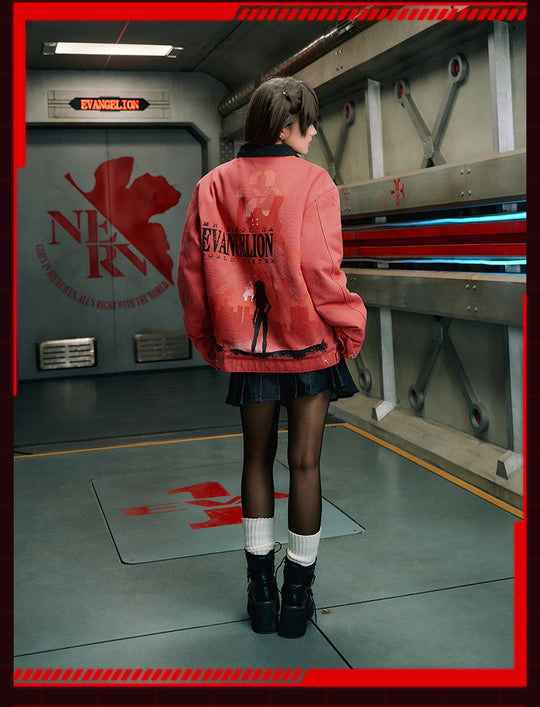 MEDM x EVA Unit-01, Unit-02 Washed Detroit Jacket | Face 3 Face