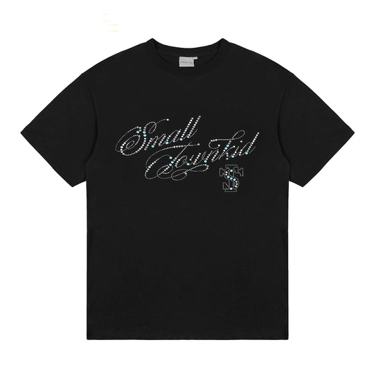 Small Town Kid Rhinestone Jewelry Lettering Tee | Face 3 Face