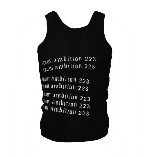 TGFCLUB 223 Print Stretch Waffle Tank Top | Face 3 Face