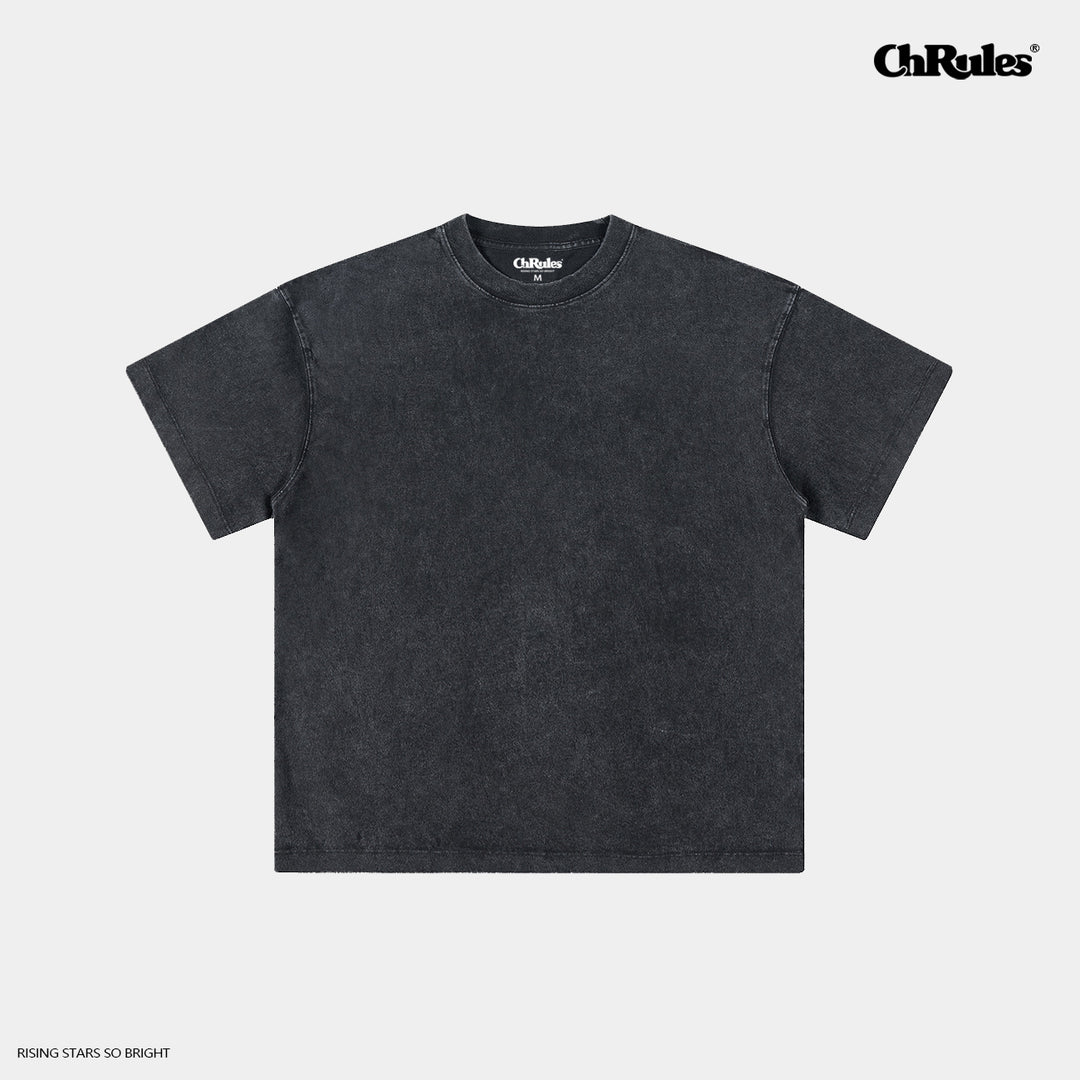 Cashrules / CHRULES Washed Old Solid Color Tee | Face 3 Face