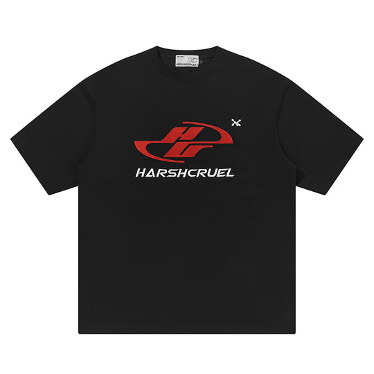 Harsh and Cruel Dynamic Embroidered Logo Tee