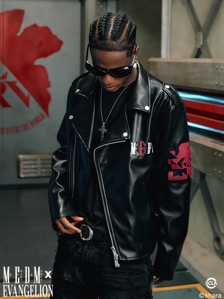 MEDM x EVA Unit-13 Leather Jacket | Face 3 Face