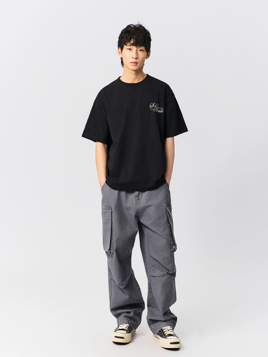 S45 Text Typography Printed Tee | Face 3 Face