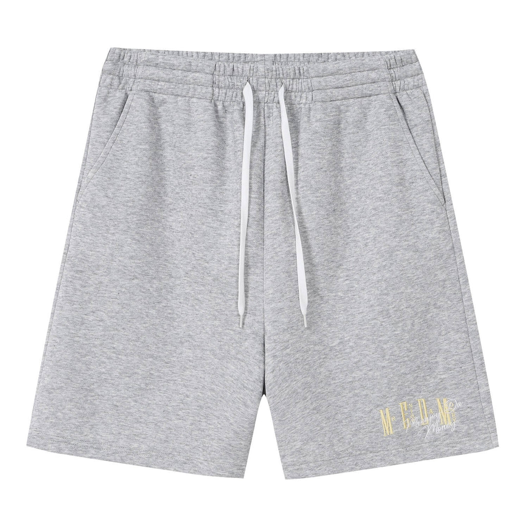 MEDM Colorful Logo Embroidered Sweat Shorts | Face 3 Face