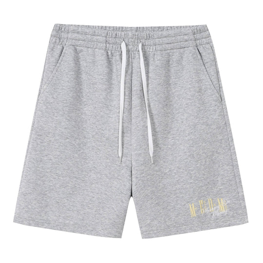 MEDM Colorful Logo Embroidered Sweat Shorts | Face 3 Face