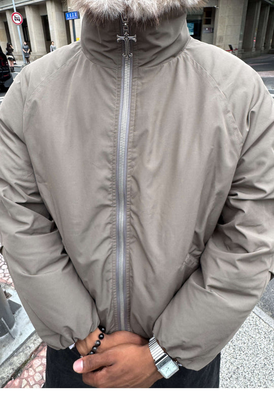 STEEPC Eco Faux Fur Lined Down Jacket | Face 3 Face