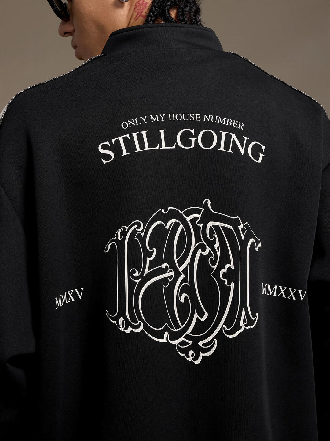 1807 Pegasus Sleeve Tape Track Jacket | Face 3 Face