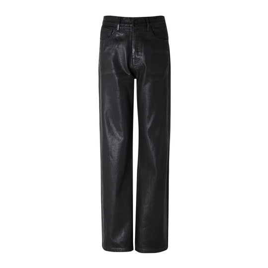 AFGK Brushed Wax Slim Straight Pants