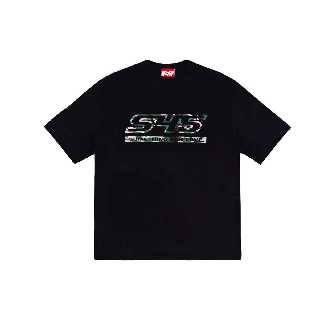 S45 Camouflage Logo Print Short Sleeve Tee | Face 3 Face