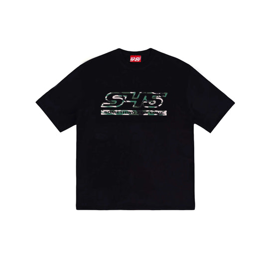 S45 Camouflage Logo Print Short Sleeve Tee | Face 3 Face