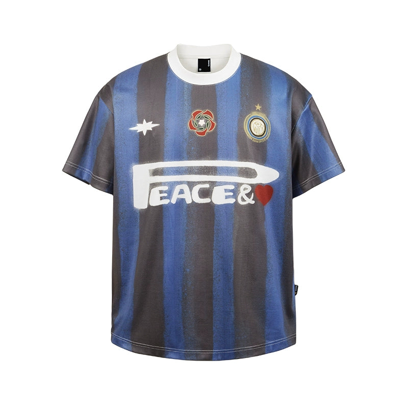 Remedy Peace and Love Digital Soccer Jersey Tee | Face 3 Face