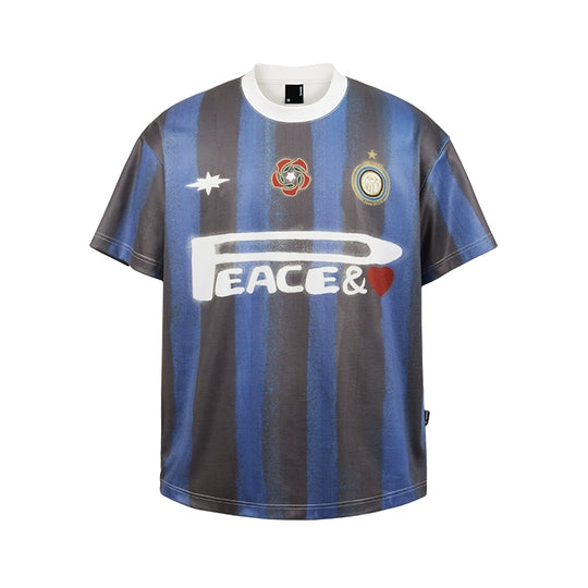 Remedy Peace and Love Digital Soccer Jersey Tee | Face 3 Face