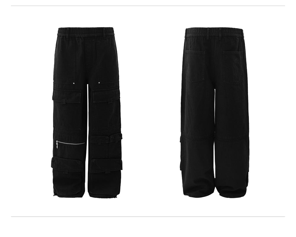 Small Town Kid Multi Pocket Utility Cargo Pants | Face 3 Face
