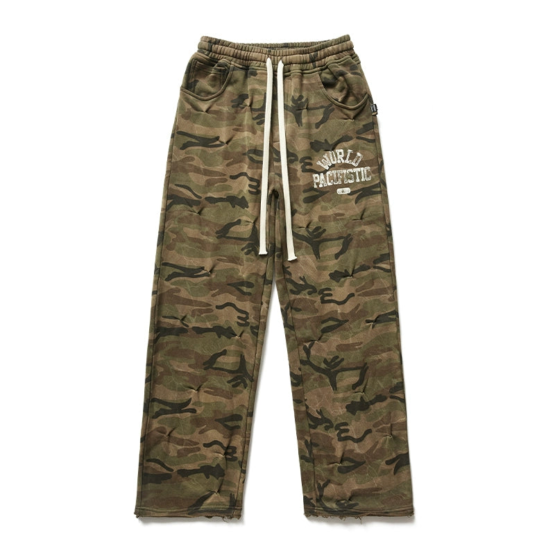Remedy Aged Print Pinch Pleated Baggy Sweatpants | Face 3 Face