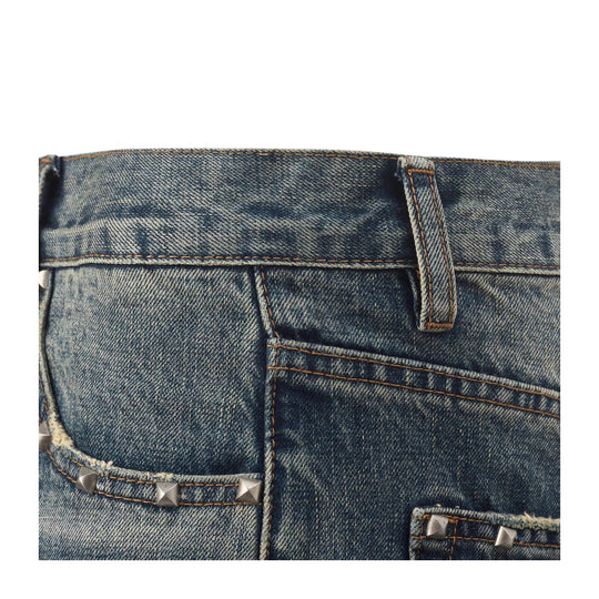 KARMANISTIC Riveted Washed Baggy Jeans | Face 3 Face