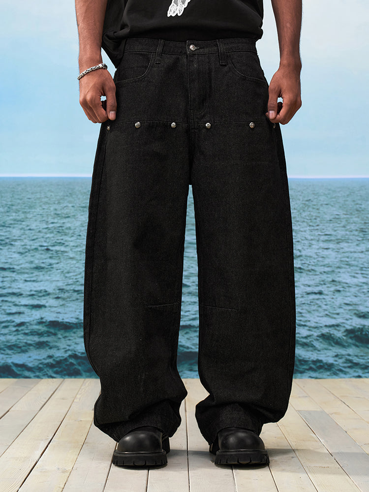 YADcrew Rivet Black Original Jeans | Face 3 Face